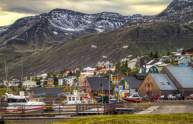 Scenic Siglufjörður, North Iceland