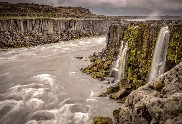 Selfoss from the West Side, near Dettifoss, North-east Iceland