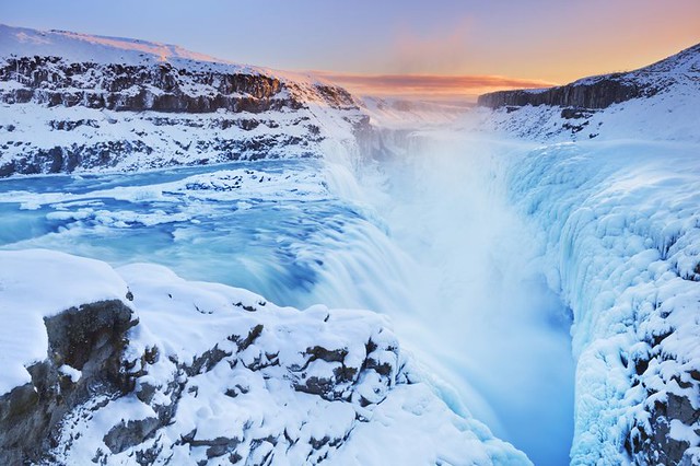 Gullfoss Waterfall, Super Jeep Golden Circle and Snowmobile Ride on the Langjökull Glacier Winter Tour from Reykjavík, Iceland