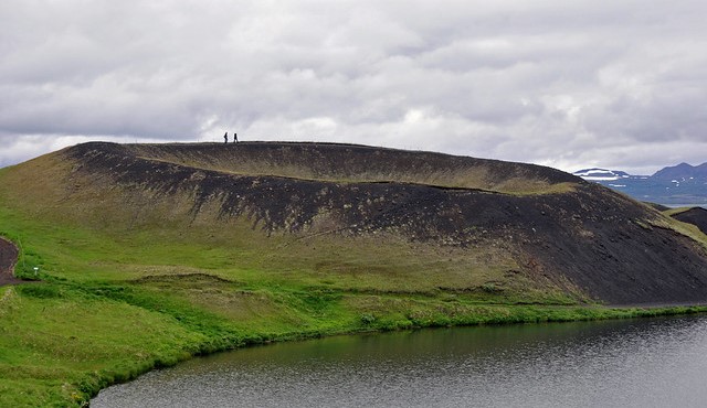 Pseudo Crater, Skútustaðagígar, Lake Mývatn, North Iceland