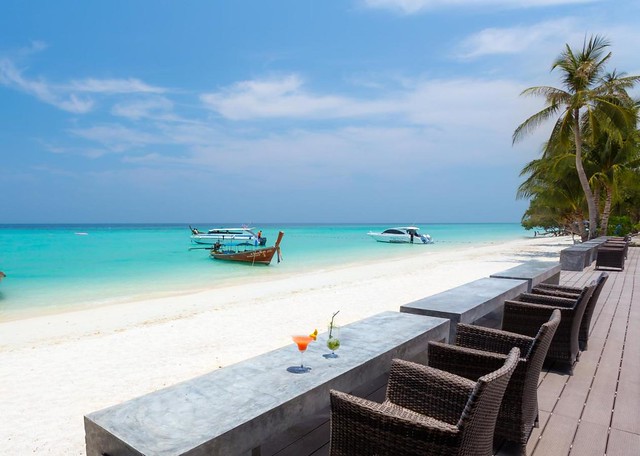 Laem Thong Beach from Phi Phi Holiday Resort, Phi Phi Don, Phi Phi Island, Thailand