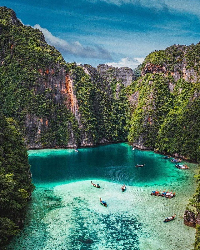 Pileh Secret Lagoon, Phi Phi Leh, Phi Phi Island, Thailand