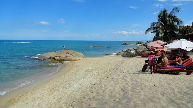Southern Section of Lamai Beach, East Coast, Koh Samui, Thailand