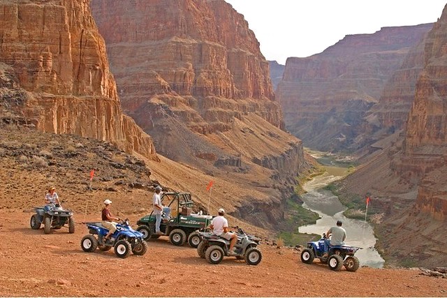 North Rim Grand Canyon Airplane Tour: ATV Tour from Bar 10 Ranch to a Remote Overlook on the Colorado River, Grand Canyon, Arizona