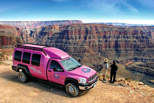 Tour Trekker at Grand Canyon West, Indian Hualapai Reservation, Arizona, United States