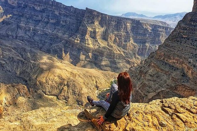 Jebel Shams e Misfat Al Abreyeen: Escursione al Grand Canyon dell’Oman da Muscat
