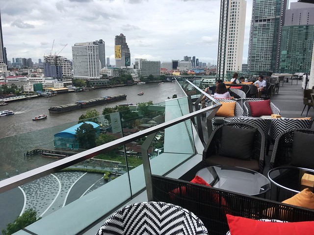 Lebua at State Tower and Chao Phraya River from ICONSIAM Mall, Bangkok, Thailand