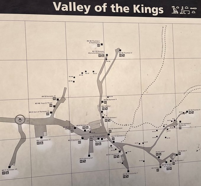 Mappa della Valle dei Re | Come Visitare la Valle dei Re a Luxor: 15 Cose Fondamentali da Sapere