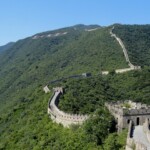 Mutianyu Great Wall Atop Mutianyu Great Wall looking West