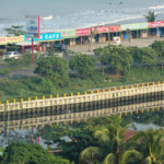 Il lungomare di Padang, affacciato sull’Oceano Indiano Seafront of Padang, Indonesia
