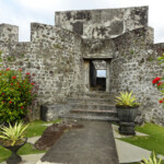 L’entrata al Benteng Tolukko, Pulau Ternate Entrance to Fort Benteng Tolukko in Pulau Ternate The Moluccas