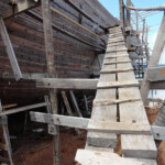 Puoi esplorare il cantiere... Indonesia Schooner Boats in Pantai Bira in South Sulawesi