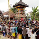 Festival in un villaggio, Bali Festival in Bali Island in Indonesia