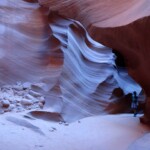 A tratti è ampio A large section of Lower Antelope Canyon near Page in Arizona