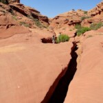 L’acqua non deve mancare Amazing Scenary in Waterholes Canyon near Page in Arizona
