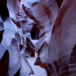 In altri è stretto An interesting section of Lower Antelope Canyon near Page in Arizona