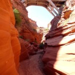 Ma c’è un posto che vogliamo ancora vedere… Bridge on US 89 from the Bottom of Waterholes Canyon near Page in Arizona