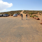 Il parcheggio dell’Horseshoe Bend Horseshoe Bend Parking Area along US 89 near Page in Arizona