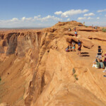 Sul bordo dell’abisso Looking to the Colorado River from Horseshoe Bend near Page in Arizona