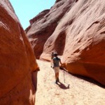 Sabbia e rocce Sands and Rocks inside Waterholes Canyon near Page in Arizona