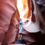 Le scale non mancano... Stairs inside Lower Antelope Canyon near Page in Arizona