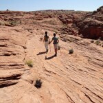 Sulla via giusta… The Right Way to the Entrance of Waterholes Canyon near Page in Arizona