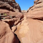 Il wash The Wash inside Waterholes Canyon near Page in Arizona