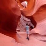 L’importanza di entrare con il primo gruppo... Walking alone into Lower Antelope Canyon near Page in Arizona