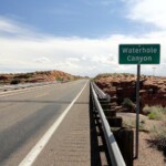 Il ponte sulla US 89 Waterholes Canyon Bridge South of Page on US 89