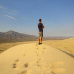 L’autore del blog... A great panorama from the Top of the Kelso Dunes in the Mojave National Preserve in California