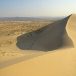 In Cresta From the Eastern Ridge of Kelso Dunes looking to the East of the Mojave National Preserve in California