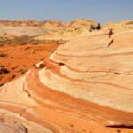 Di fronte alla Fire Wave Valley of Fire State Park infront of the Fire Wave