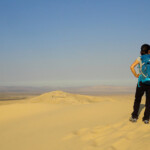 Un panorama grandioso... View from the Top of Kelso Dunes in the Mojave National Preserve in California
