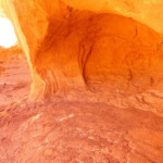All’ombra della parete A Cave near the Ancient Anasazi Ruin on the Top of Rock Door Mesa West of Monument Valley