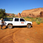 Perché utilizzare il fuoristrada per salire ed il sentiero per scendere… Rock Door Mesa Monument Valley Utah and Arizona