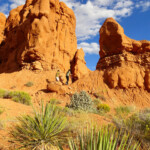 Si continua… After Sentinel Spire on Shakespeare Arch and Sentinel Trail in Kodachrome Basin State Park in Utah USA