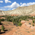 Un panorama di badlands... Badlands in Kodachrome Basin State Park in Utah USA