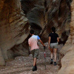 Non si fa fatica... Beautiful Willis Creek Slot Canyon in Grand Staircase Escalante NM in the South West USA