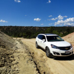 Attraverso l’Escalante… Chevrolet Traverse on Skutumpah Road in Grand Staircase Escalante NM in Utah