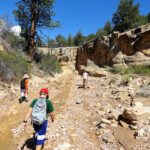 E’ una famiglia americana… Family in Willis Creek Slot Canyon in Utah
