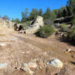 Siamo dentro! First steps inside Willis Creek at the end of the short path from the Trailhead