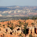 Ormai quasi in cima Grand Staircase Escalante from Sunrise Point on Queens Garden Trail in Bryce Canyon National Park in Utah