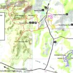 Ecco la mappa dei sentieri di Kodachrome Basin Utah Kodachrome Basin State Park trails Map