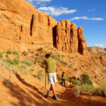 Doppiamo doppiare quella punta... Near the end of the first section of Shakespeare and Sentinel Trail in Kodachrome Basin State Park in Utah USA