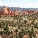 Kodachrome visto dall’Angel’s Palace Trail Southern section of Kodachrome Basin State Park from Angels Palace Trail in Utah, USA