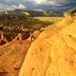 Atmosfera grandiosa… Sunset from Sentinel Trail Slickrock Cutoff in Kodachrome State Park in Utah