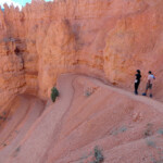 Sugli switchbacks di Wall Street The Switchbacks of Wall Street on the Navajo Loop in Bryce Canyon National Park in Utah