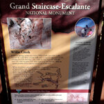 Gli americani fanno le cose per bene... Trail Information at Willis Creek Trailhead in Grand Staircase Escalante NM in Utah