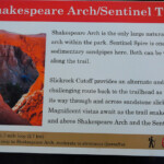Tutto è straordinariamente ben segnalato... Trail description at Shakespeare Arch and Sentinel Trail Trailhead in Kodachrome Basin State Park in Utah USA