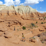 Il sentiero è facile... Walking Angels Palace Trail in Kodachrome Basin State Park in Utah USA